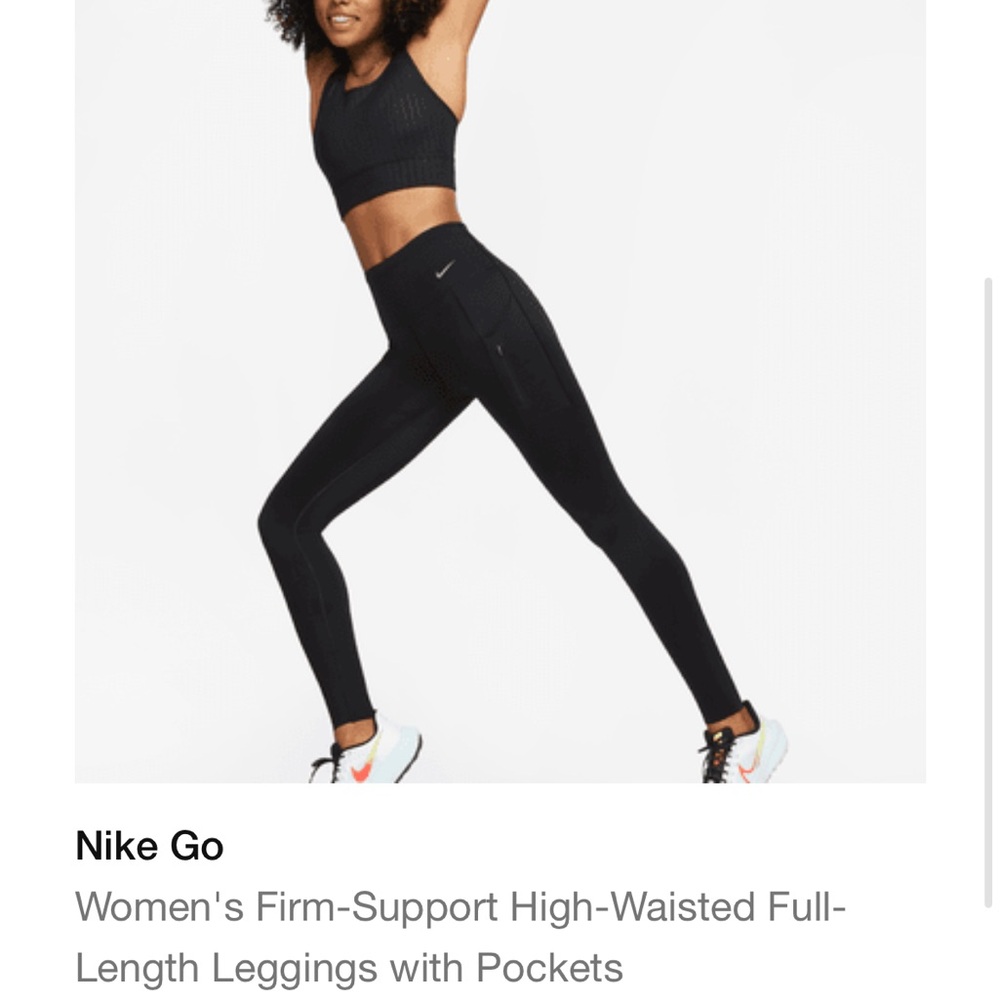 Worn once Nike Black Compression Leggings